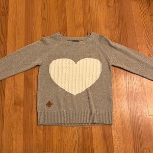 ☁️☁️SIMPLY SOUTHERN GREY HEART SWEATER